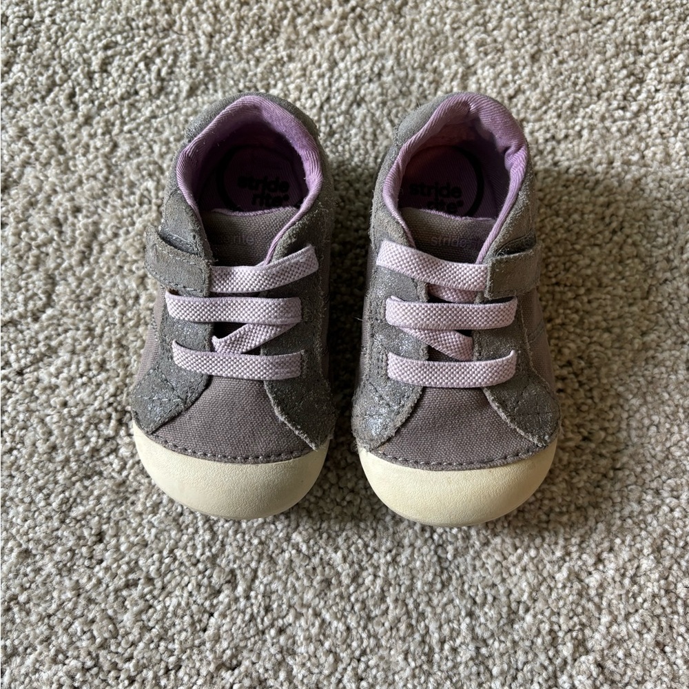 Stride Rite Toddler Shoes in Gray and Purple size 5.5W
